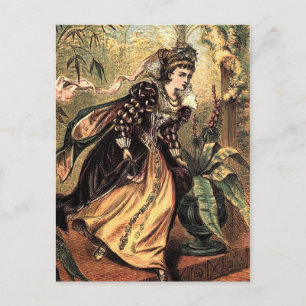 Cinderella Plate V Vykort