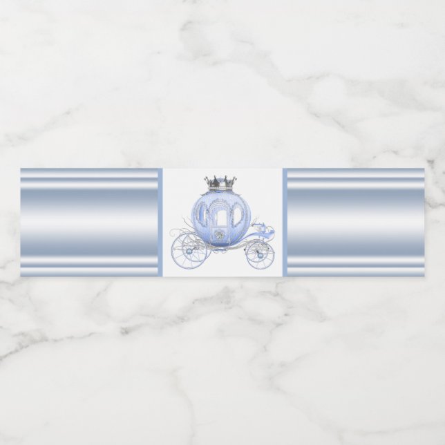 Cinderella Princess Vattenflaska Labels Vattenflaskor Etikett (Singel etikett)