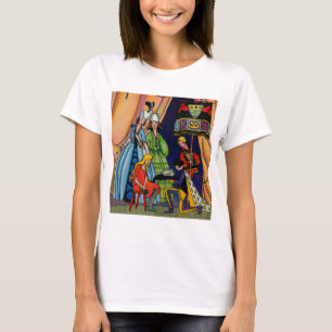 Cinderella, prinsen och glasskon tee