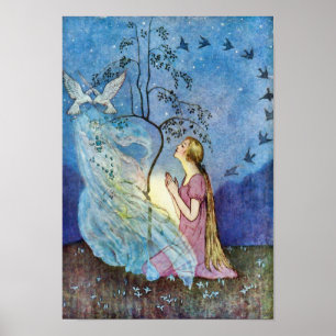 Cinderella Silver och Guld Poster