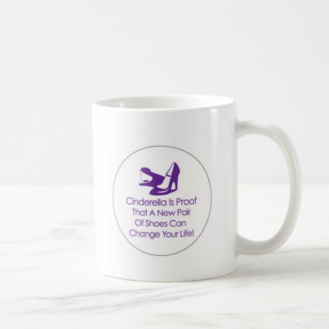 cinderella skor kaffemugg (Höger)