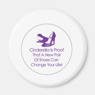 cinderella skor magnet