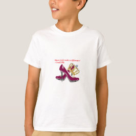 Cinderella-skor och krona transparent2.png t-shirt