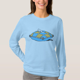 Cinderella Slipper på Teal Orange Pillow T Shirt