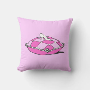 Cinderella Slipper Rosa Pillow Kudde