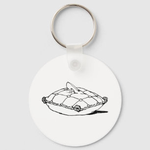 Cinderella Slipper Vintage Fairytale Art Nyckelring