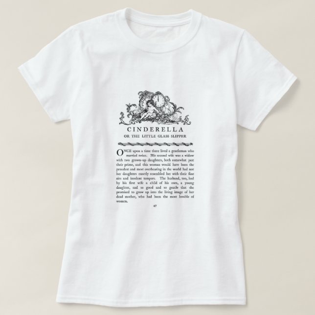 Cinderella T Shirt (Design framsida)