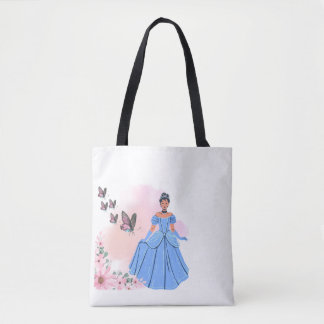 Cinderella Tote Bag - Viktig Blommigt design, per Tygkasse