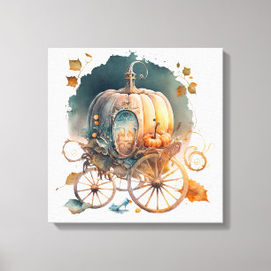 Cinderellas coach canvastryck