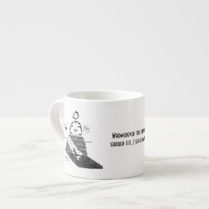 Cinderellas häftklammermatare espressomugg