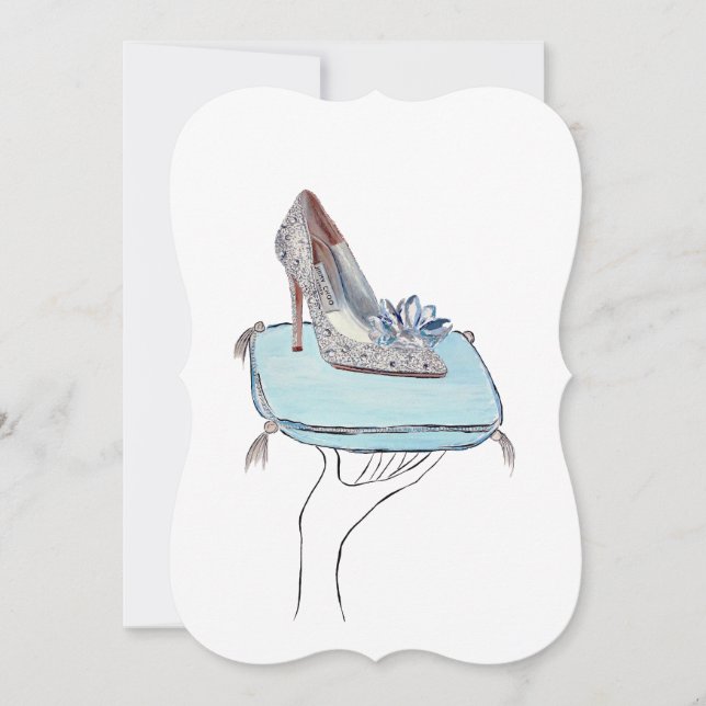 Cinderellas häftklammermatare julkort (Framsida)