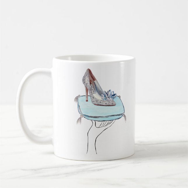 Cinderellas häftklammermatare kaffemugg (Vänster)