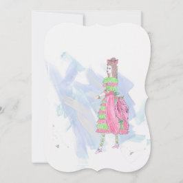 Cinderellas möss: Whina Greeting Card Julkort