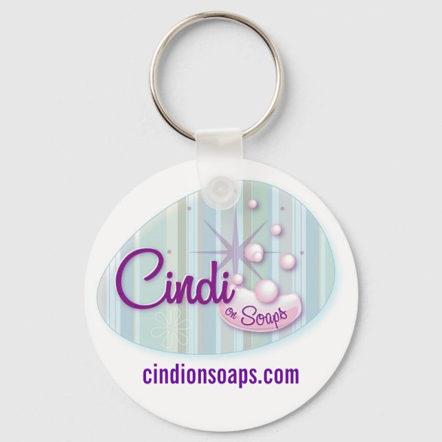 CindiOnSoaps_Keychain Nyckelring (Framsida)