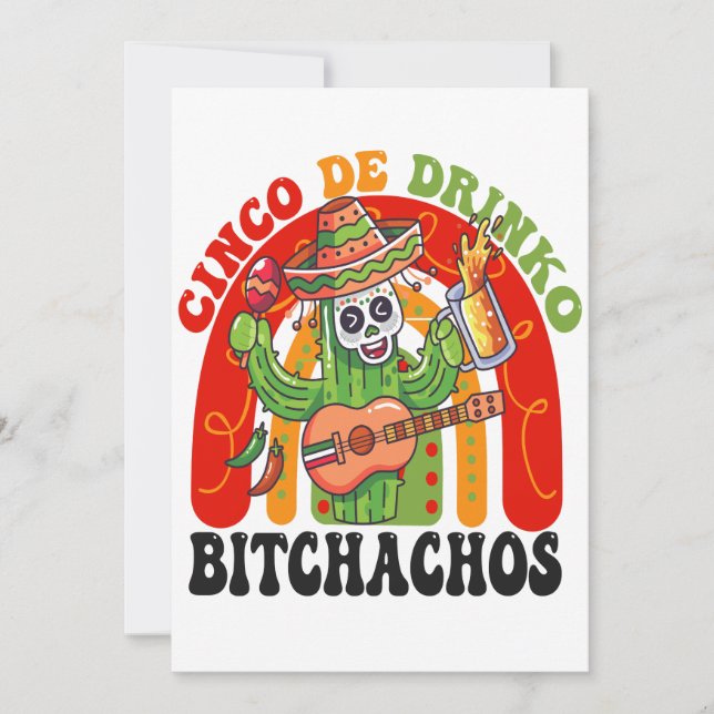 Cindo De Drinko Bitchachos Funny Cindo De Mayo Rai Spara Datumet (Framsida)