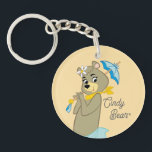 Cindy Bear Holding Parasol<br><div class="desc">Lägg till ett litet charm med den här fina Cindy Bear-teckningen! Med Yogi Bear-elegantens följeslagare i en graciös situation, som håller henne namnteckning blå parasol, fångar den här illustrationen hennes söta och snyggt personlighet. Med en retro-animering stil och ett sjudande färg, ger den här nostalgiska designen Jellystone Park-magin till liv....</div>
