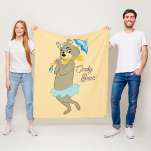 Cindy Bear Holding Parasol Fleecefilt