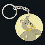 Cindy Bear Playfull Pose<br><div class="desc">Gå in i Jellystone-parkens charm med den här fina Cindy Bear-konsten! Att visa Cindy Bear i en elegant och självsäker attityd belyser hennes söta personlighet, komplett med hennes namnteckning blomma och gult scarf. Med en återanimering stil och ett lekfullt uttryck är den här designen perfekt för fläkt av klassiska tecknader...</div>