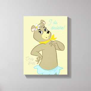 Cindy Bear Playfull Pose Canvastryck