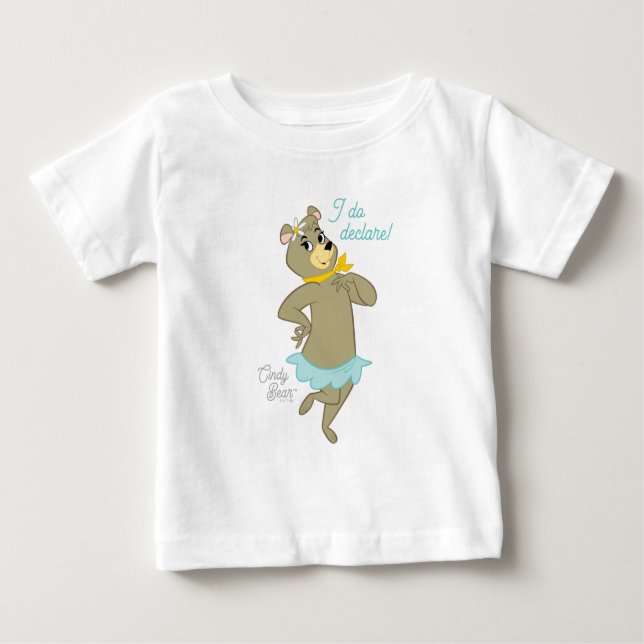 Cindy Bear Playfull Pose T Shirt (Framsida)