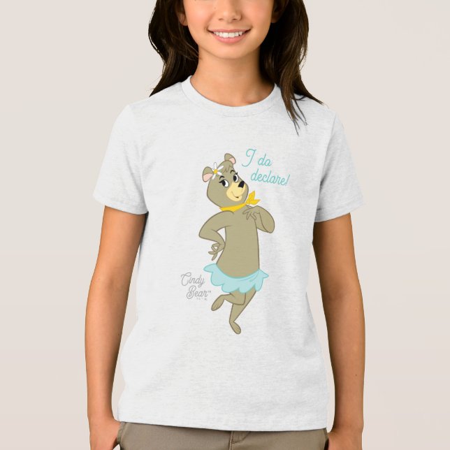 Cindy Bear Playfull Pose T Shirt (Framsida)