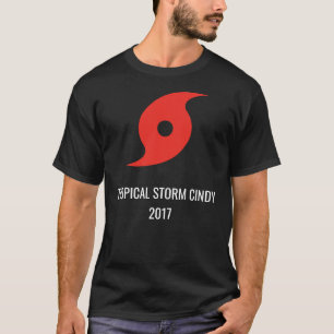Cindy för tropisk storm jubileums- T-tröja (mör Tee