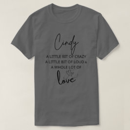 Cindy kärlek t shirt