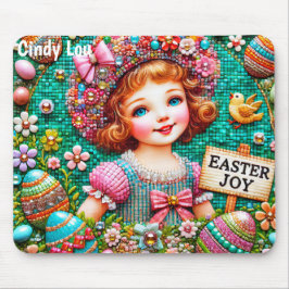 CINDY LOU ~ VINTAGE PÅSK GIRL EGGS ~ MUSMATTA