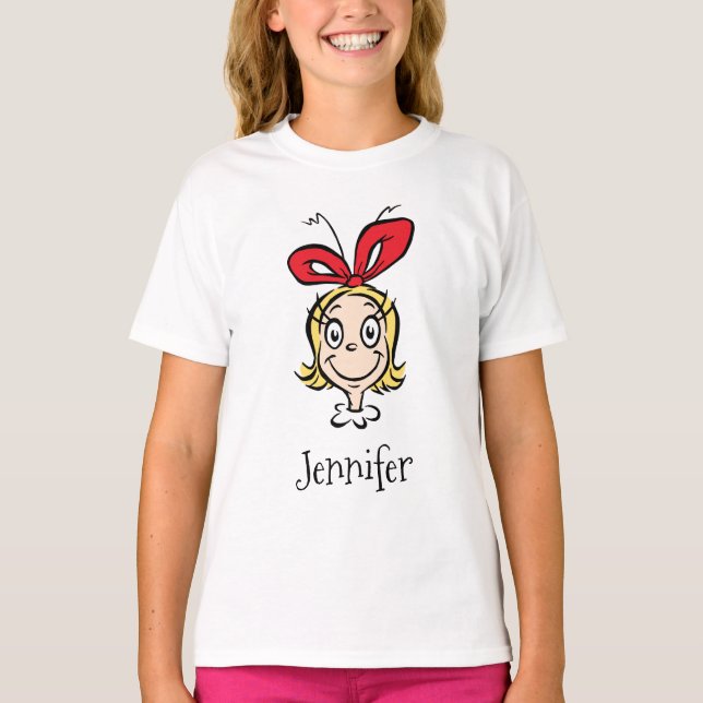 Cindy-Lou Who är snäll T Shirt (Framsida)