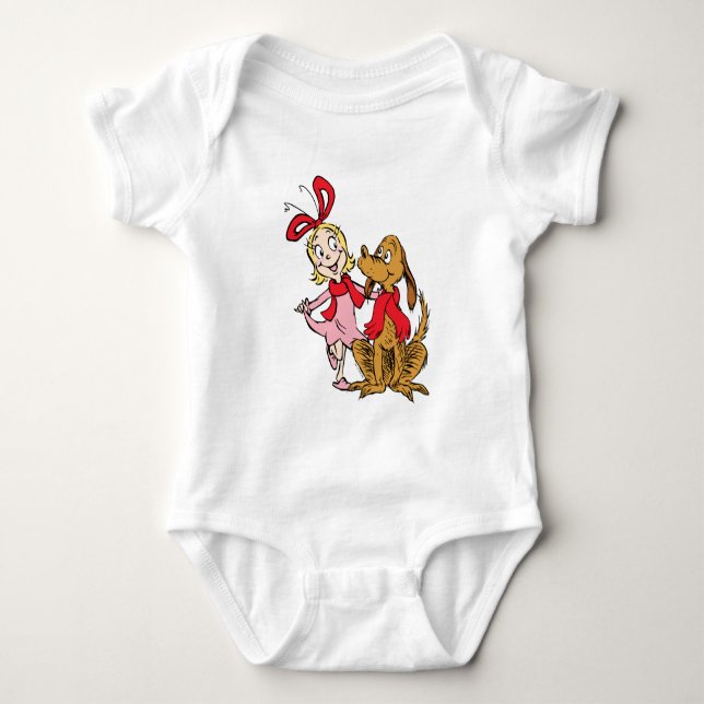 Cindy Lou Who och Max Hunden T Shirt (Framsida)