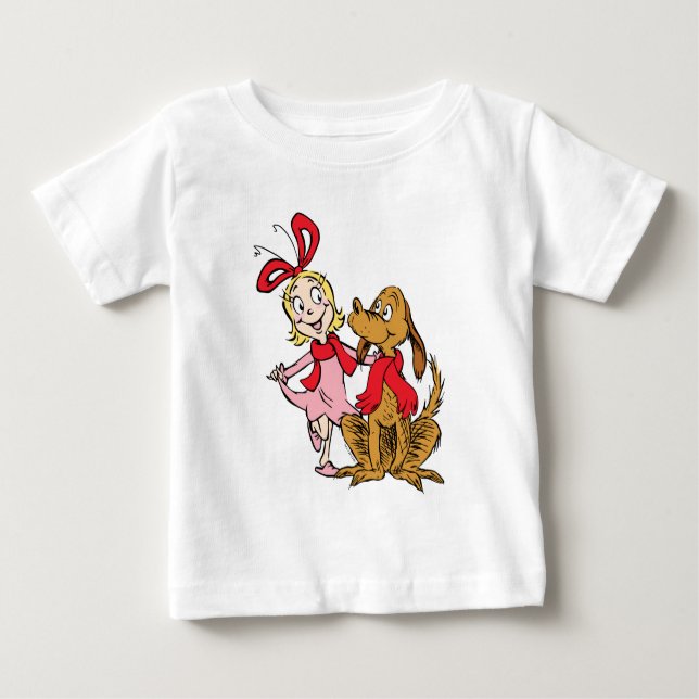 Cindy Lou Who och Max Hunden T Shirt (Framsida)