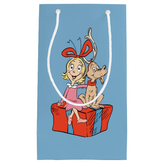 Cindy Lou Who och Max på en julklapp (Framsidan)