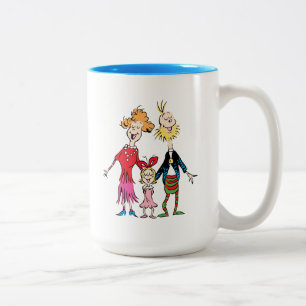 Cindy Lou Who:s familjeporträtt Två-Tonad Mugg