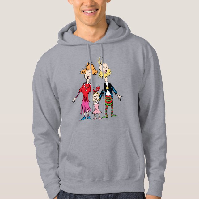 Cindy Lou Who's Family Portrait Hoodie (Framsida)