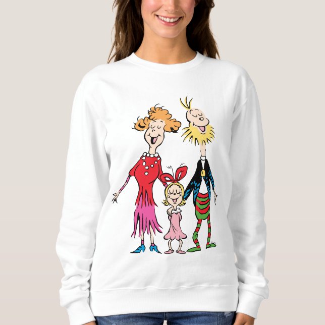 Cindy Lou Who's Family Portrait T Shirt (Framsida)