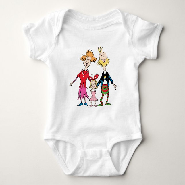 Cindy Lou Who's Family Portrait T Shirt (Framsida)