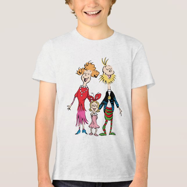 Cindy Lou Who's Family Portrait T Shirt (Framsida)