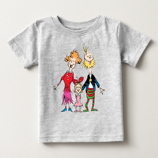 Cindy Lou Who's Family Portrait T Shirt (Framsida)