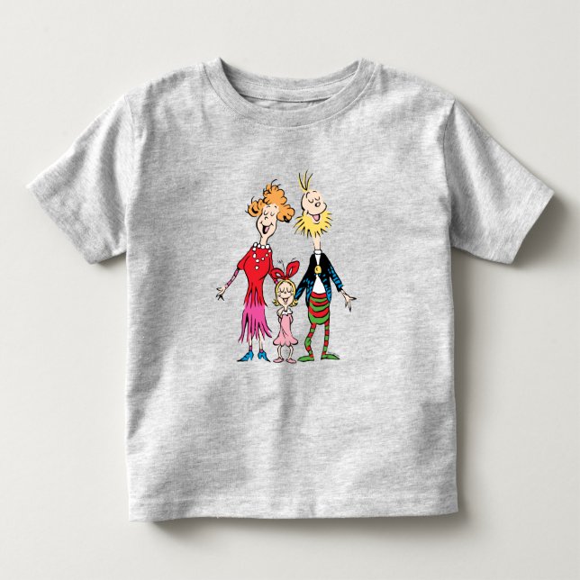 Cindy Lou Who's Family Portrait T Shirt (Framsida)