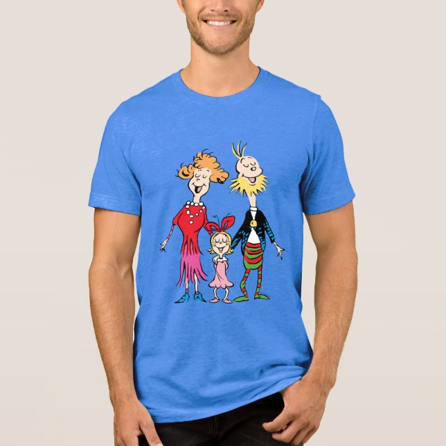Cindy Lou Who's Family Portrait T Shirt (Framsida)