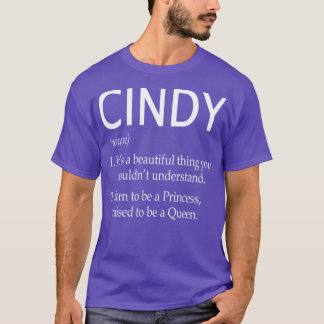 Cindy Namn Gift 136 T Shirt
