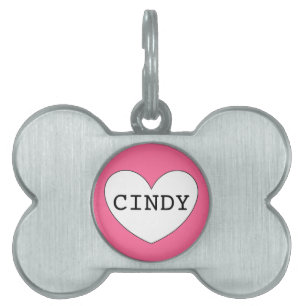 ❤️ CINDY pet märkre by dalDesignNZ ID-bricka Husdjur
