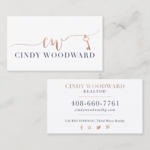 Cindy Woodward  Visitkort