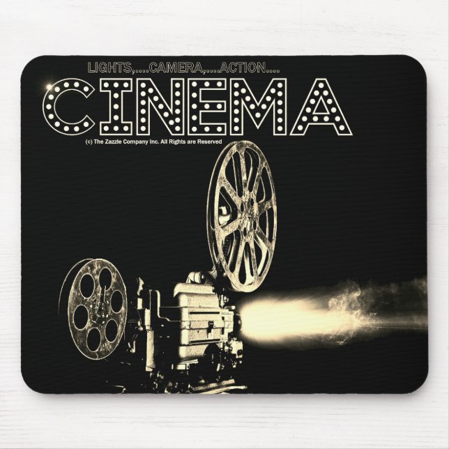 CINEMA: Film Camera Mousepad Musmatta (Framsidan)