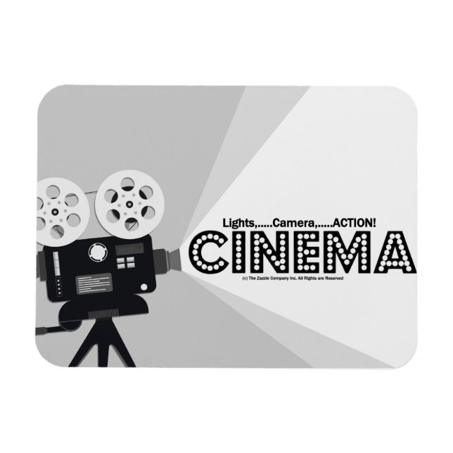 ’CINEMA’ Flexible Magnet (Horisontell)