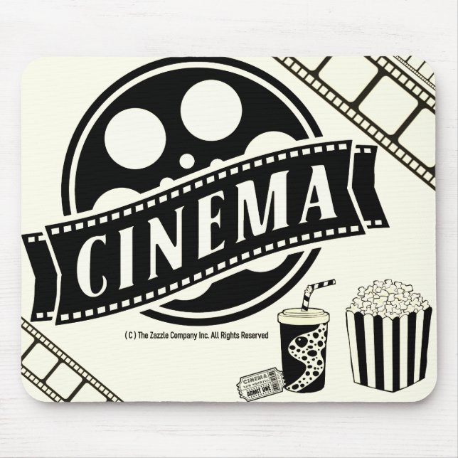 *CINEMA* Logotyp & Graphics Mousepad Musmatta (Framsidan)
