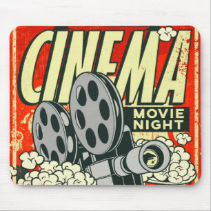 CINEMA: Movie Natto Retro Mousepad Musmatta