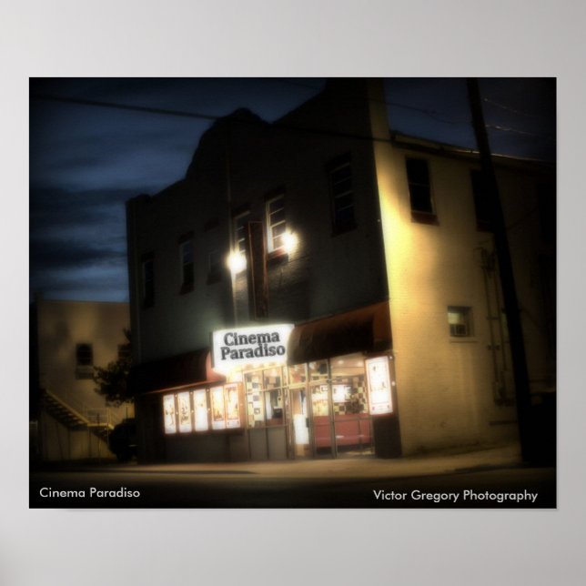 Cinema Paradiso, Victor Gregory Photography Poster (Framsidan)