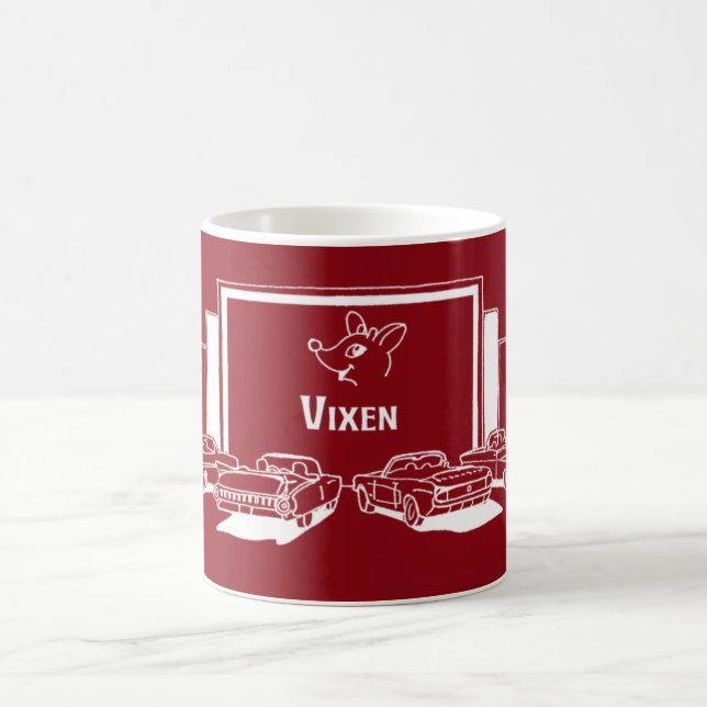 Cinema Reindeer - Vixen Kaffemugg (Center)