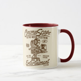 Cinema Scope Classic Retro Hollywood Camera Hollyw Mugg